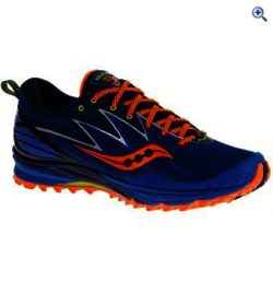 Saucony Peregrine 5 Men's Trail Running Shoe - Size: 8 - Colour: Blue-Orange